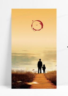 父亲的背景图片,一幅背景图中的家国情怀